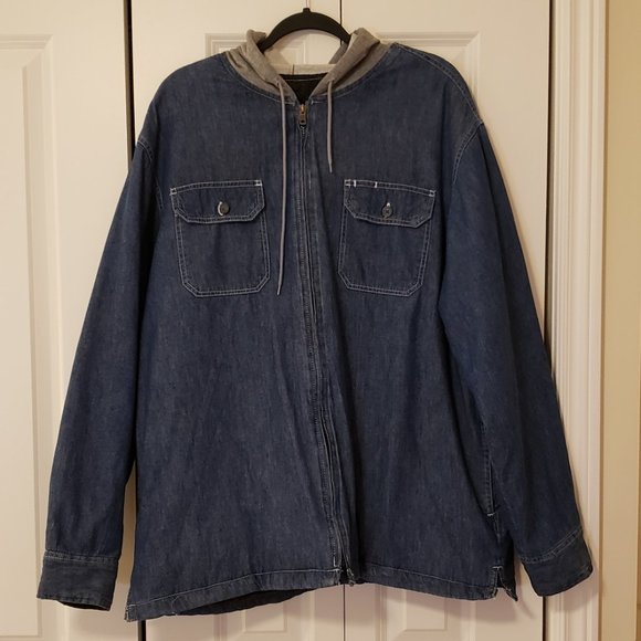 Faded Glory Other - Oversized Puffy Jean Jacket